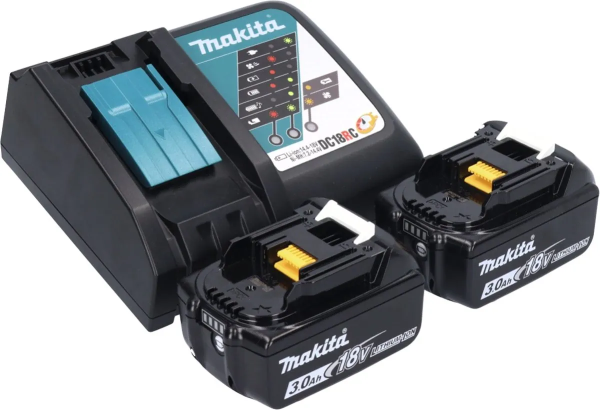 Makita DVC750LZ Accustofzuiger LXT 18V - 67 mbar - 7,5 l - Groen