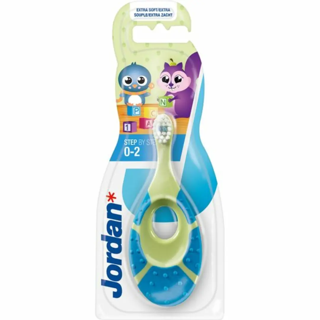 Jordan Tandenborstel Step 1 0-2 jaar - 3 Stuks - Multicolor