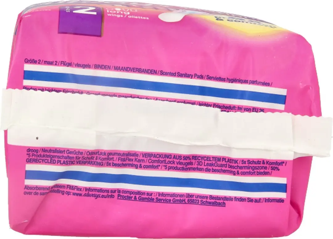 Always Platinum Maandverband Maat 2 Long - 10 Stuks