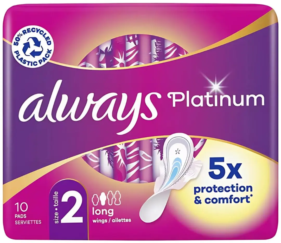 Always Platinum Maandverband Maat 2 Long