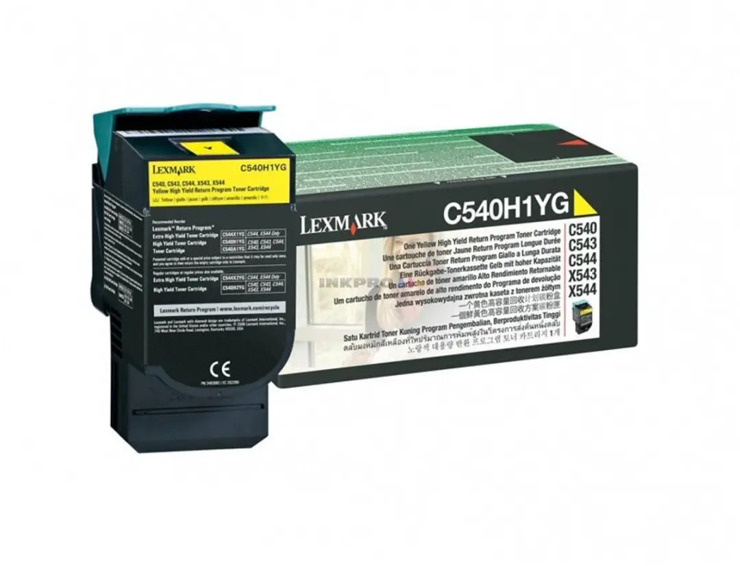 Lexmark C540H1YG Toner Geel - 2000 pagina's