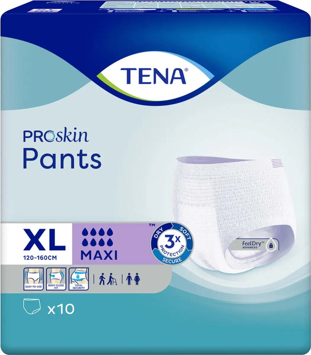 TENA Pants Maxi ProSkin Extra Large - 10 Stuks