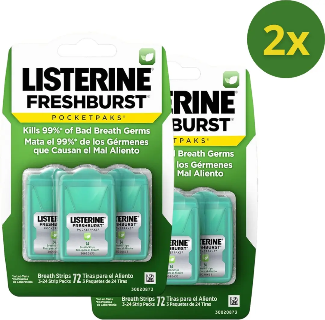 Listerine Freshburst Pocket Paks Strips