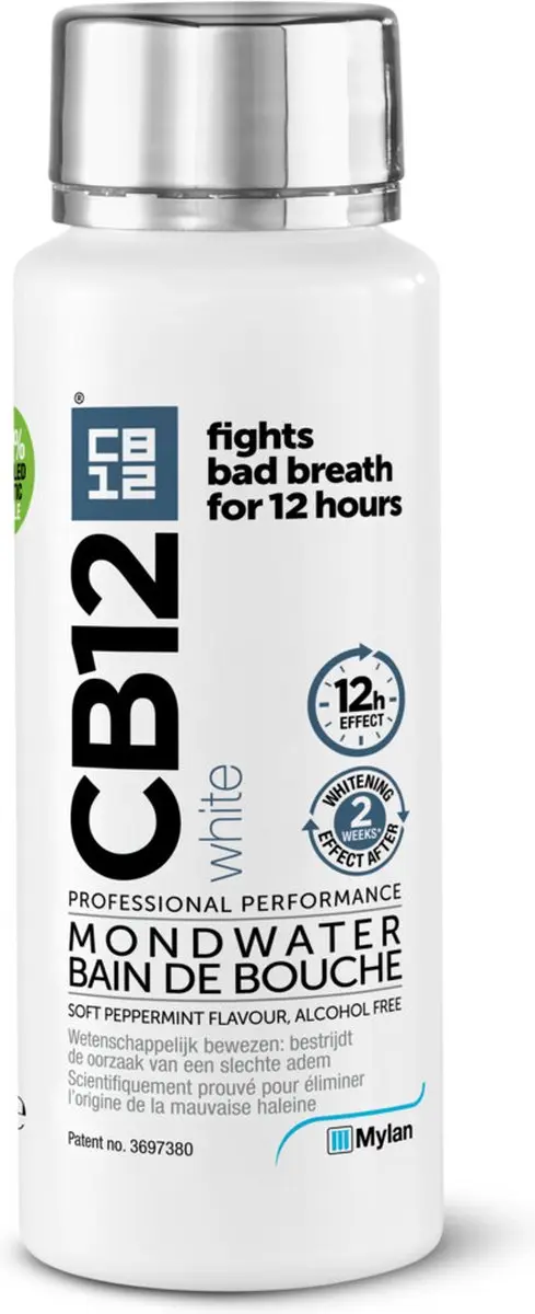 CB12 Mondwater White 250ml - 6 Stuks - afbeelding 6 van 6