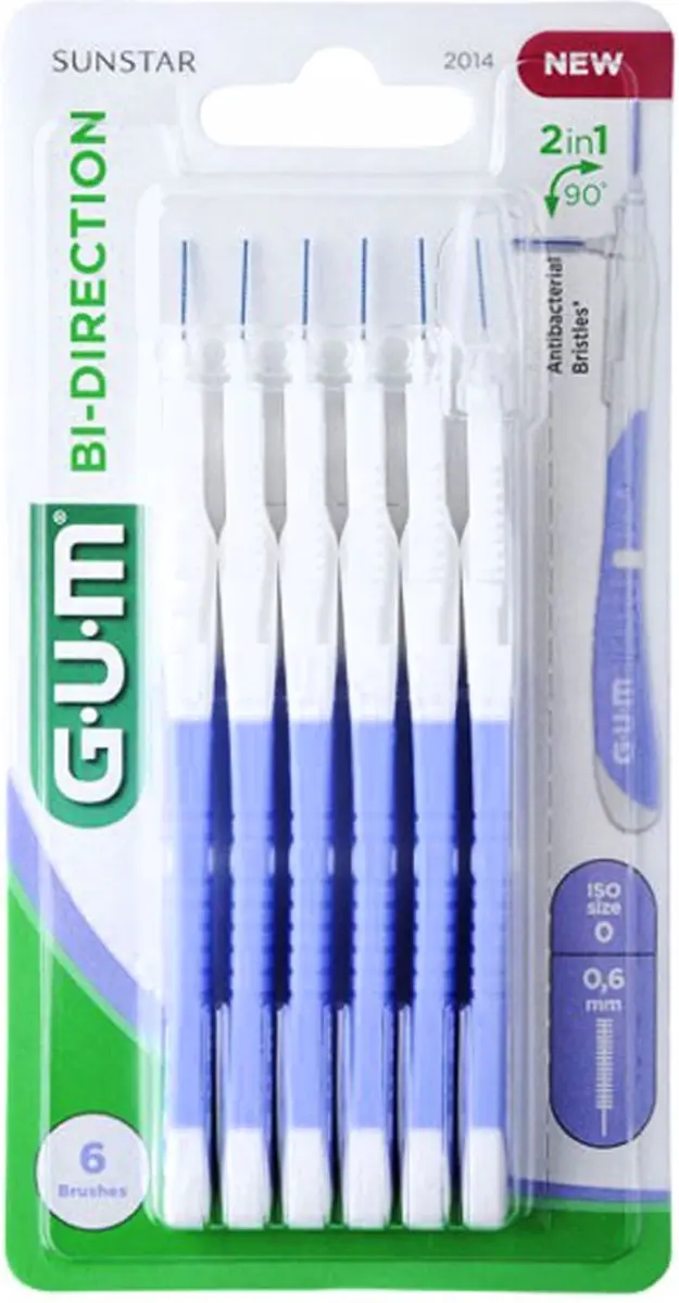 GUM Bi-Direction 0.6 mm Lila