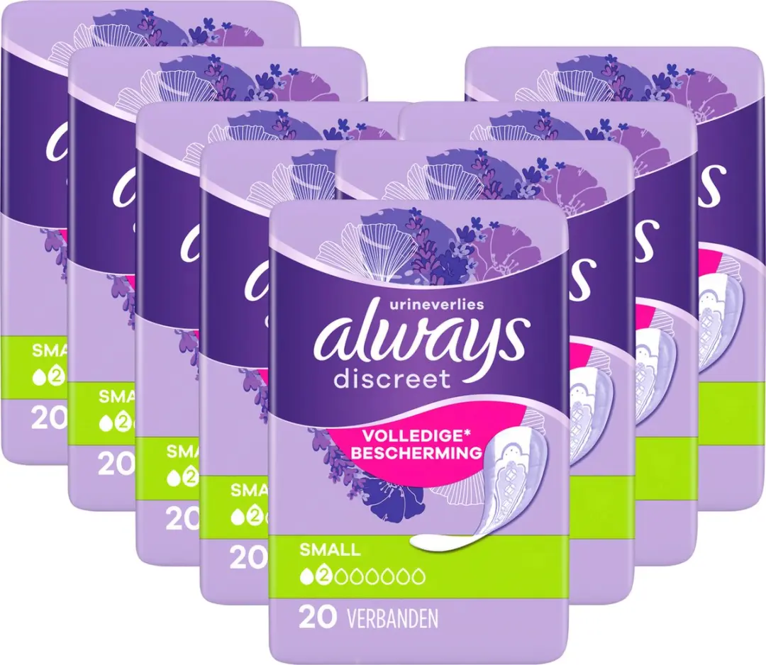 Always Discreet Verband Urineverlies Dames S