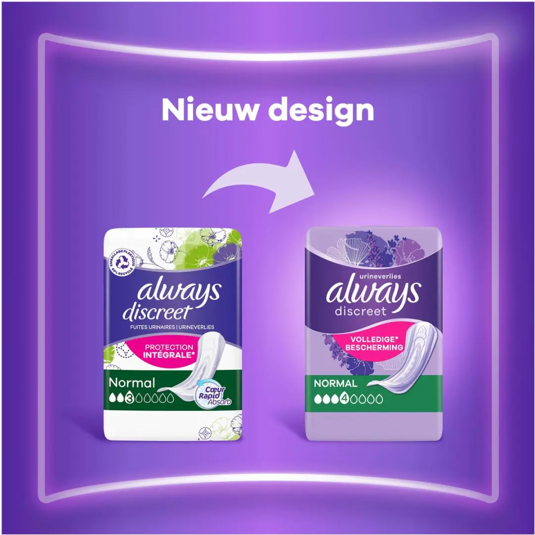 Always Discreet Verband Urineverlies Dames S - 160 Stuks - afbeelding 6 van 6