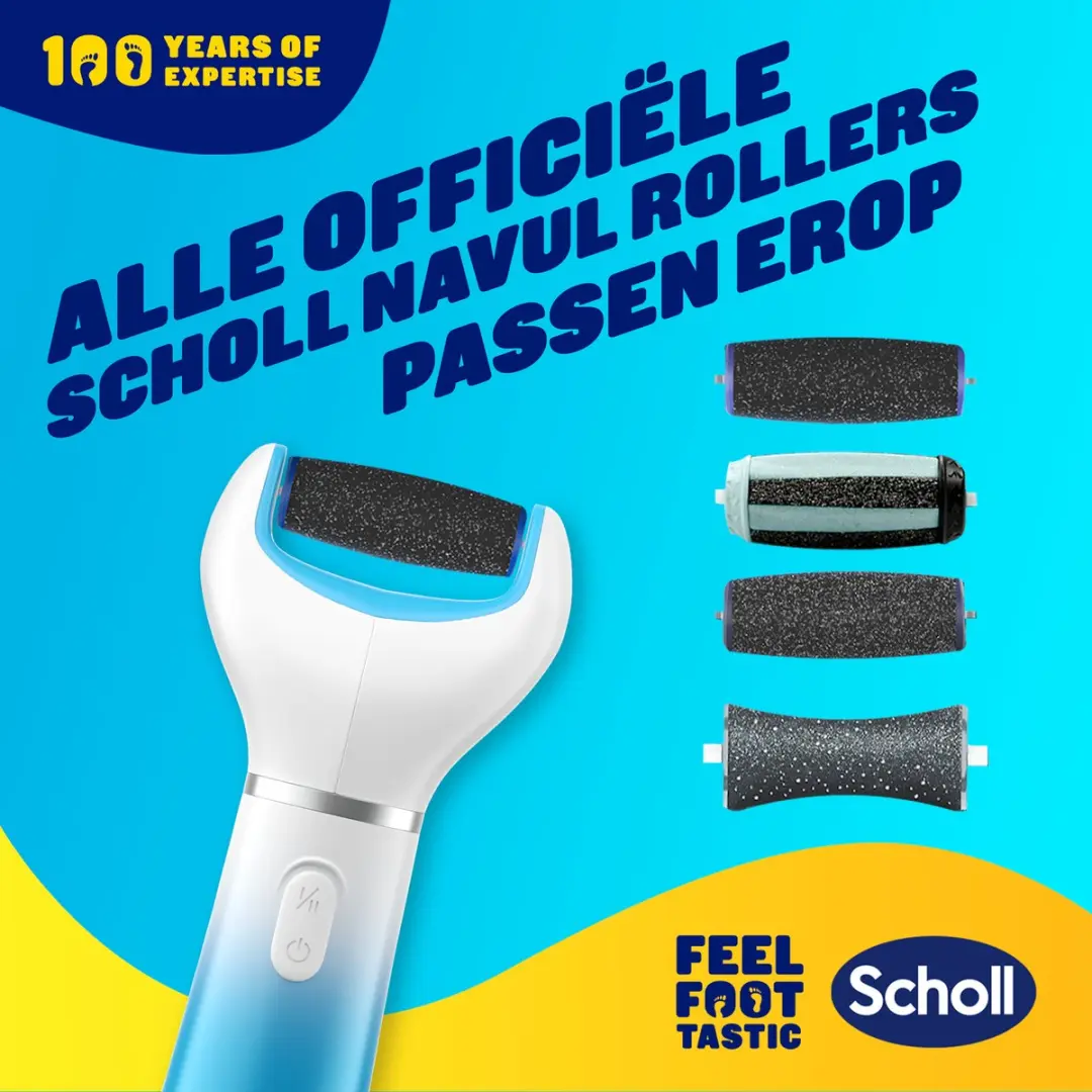 Scholl Velvet Smooth Extra Grof Voetvijl - 2 Stuks - Zwart