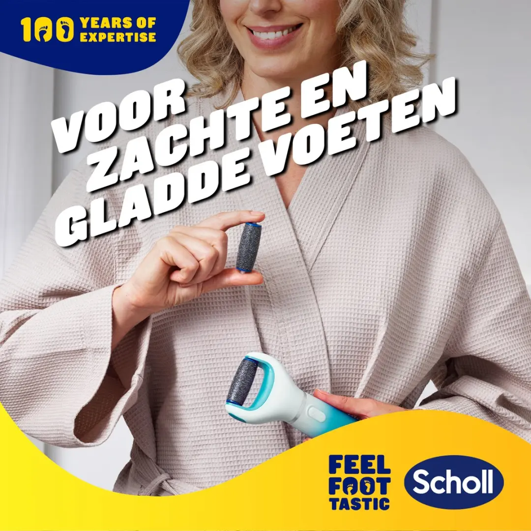 Scholl Velvet Smooth Extra Grof Voetvijl - 2 Stuks - Zwart
