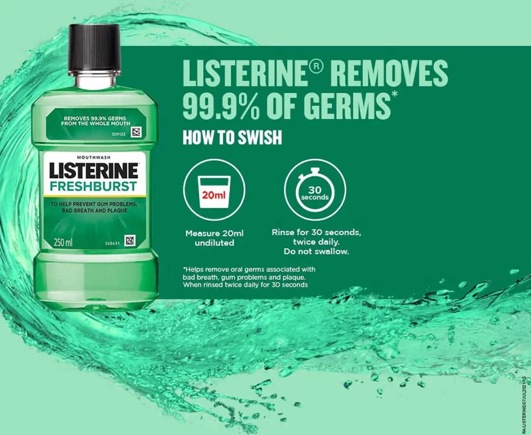 Listerine Fresh Burst Mondwater 500ml