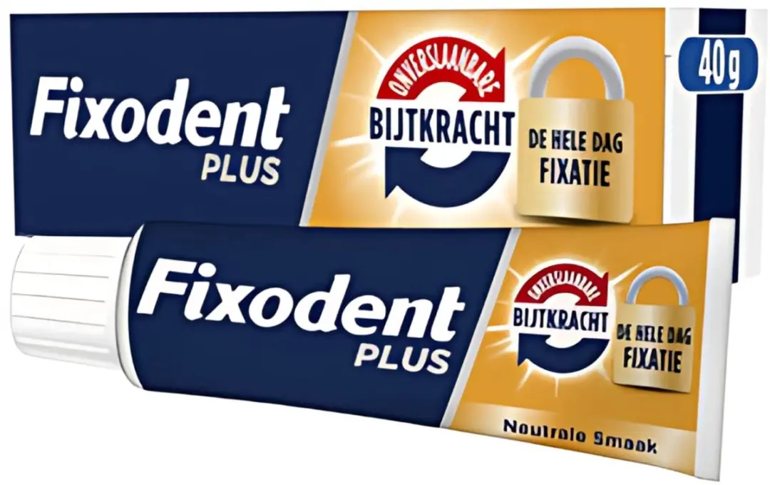 Fixodent Plus Kleefpasta 40g - 12 Stuks