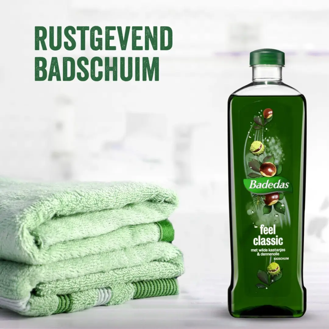 Badedas Feel Classic Badschuim - 6x 1L