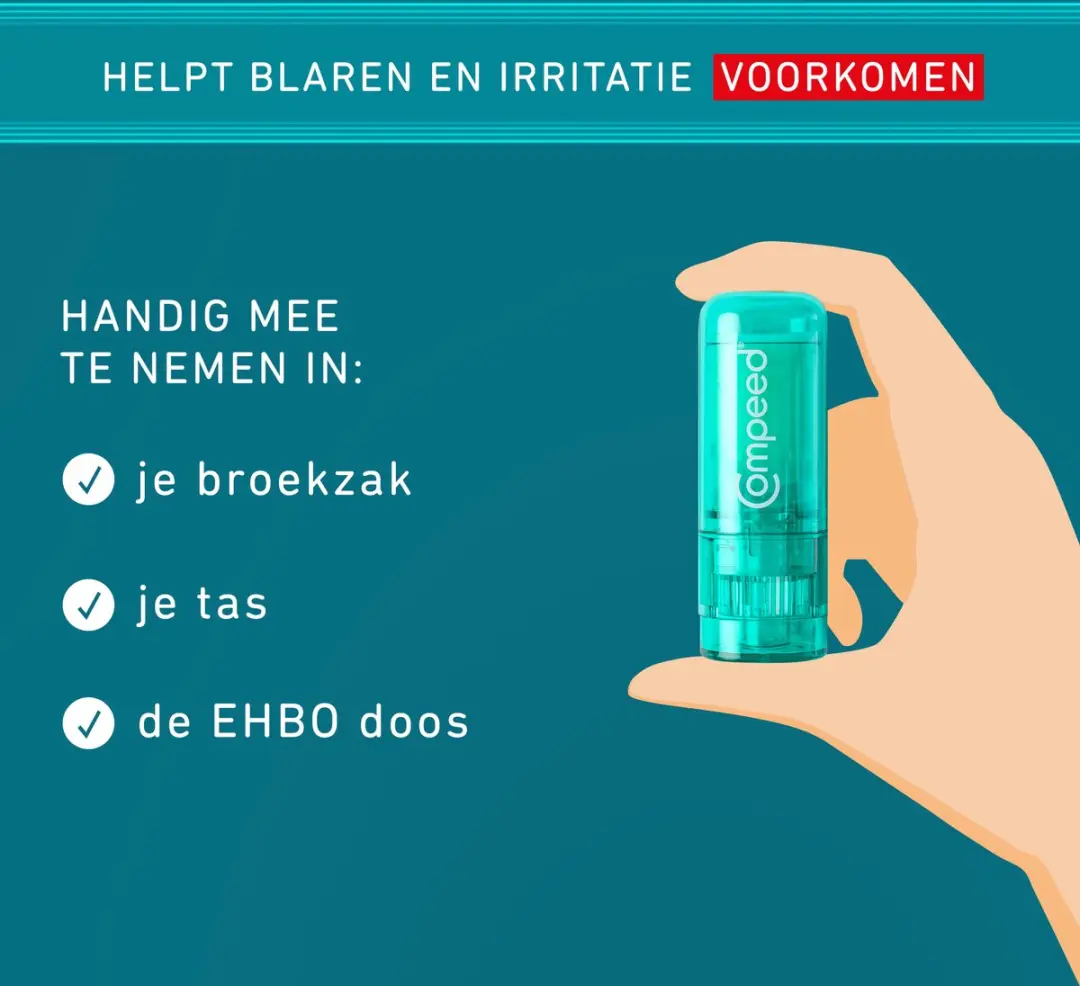 Compeed Anti-Blaren Stick 8mg - Transparant