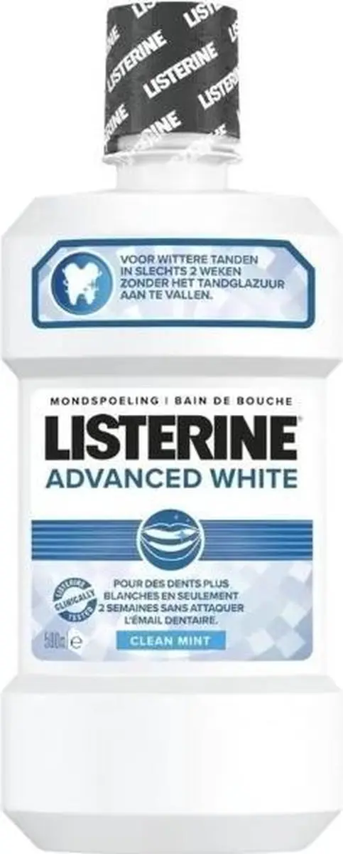 Listerine Adv.White Mondwater 500ml