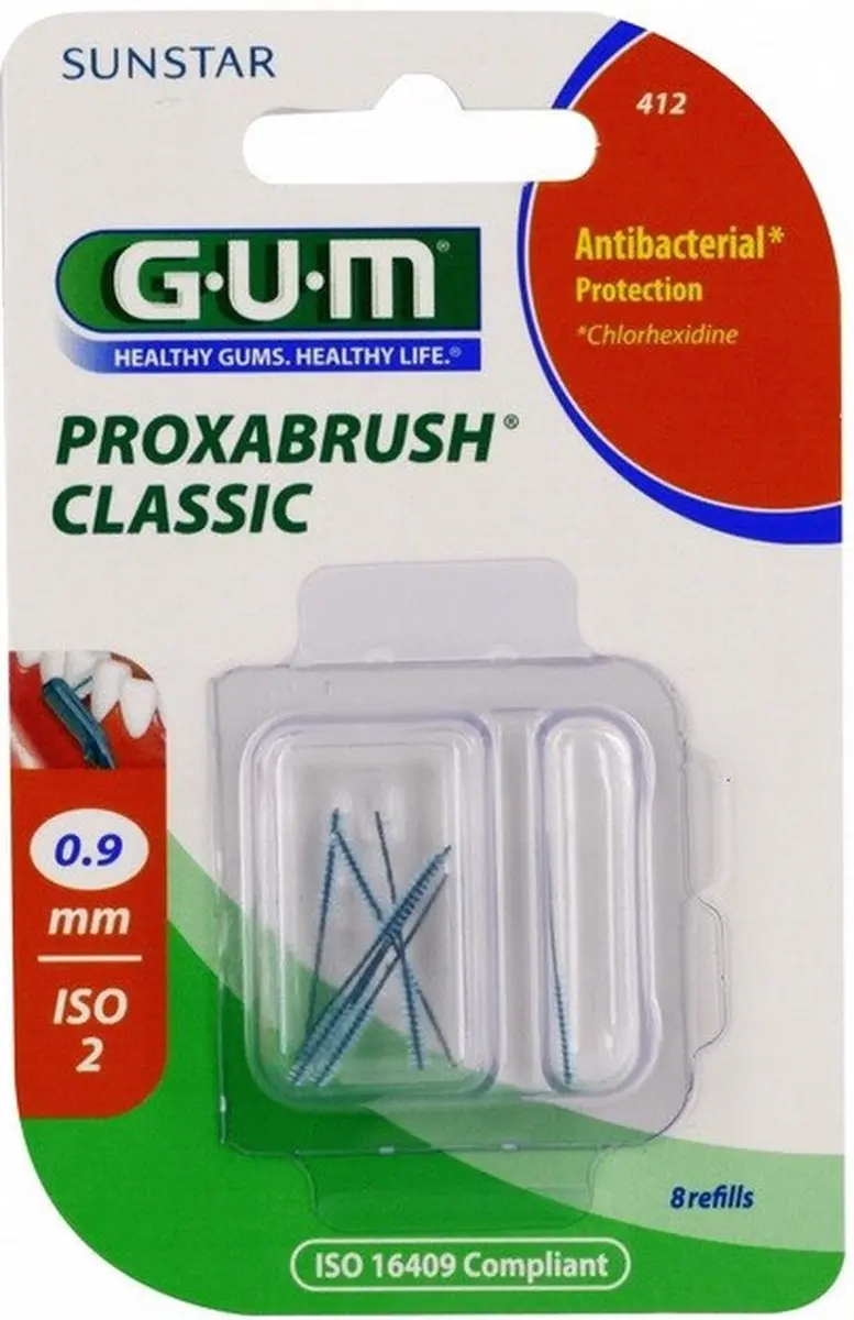 GUM Proxabrush Classic 0.9mm refills 412