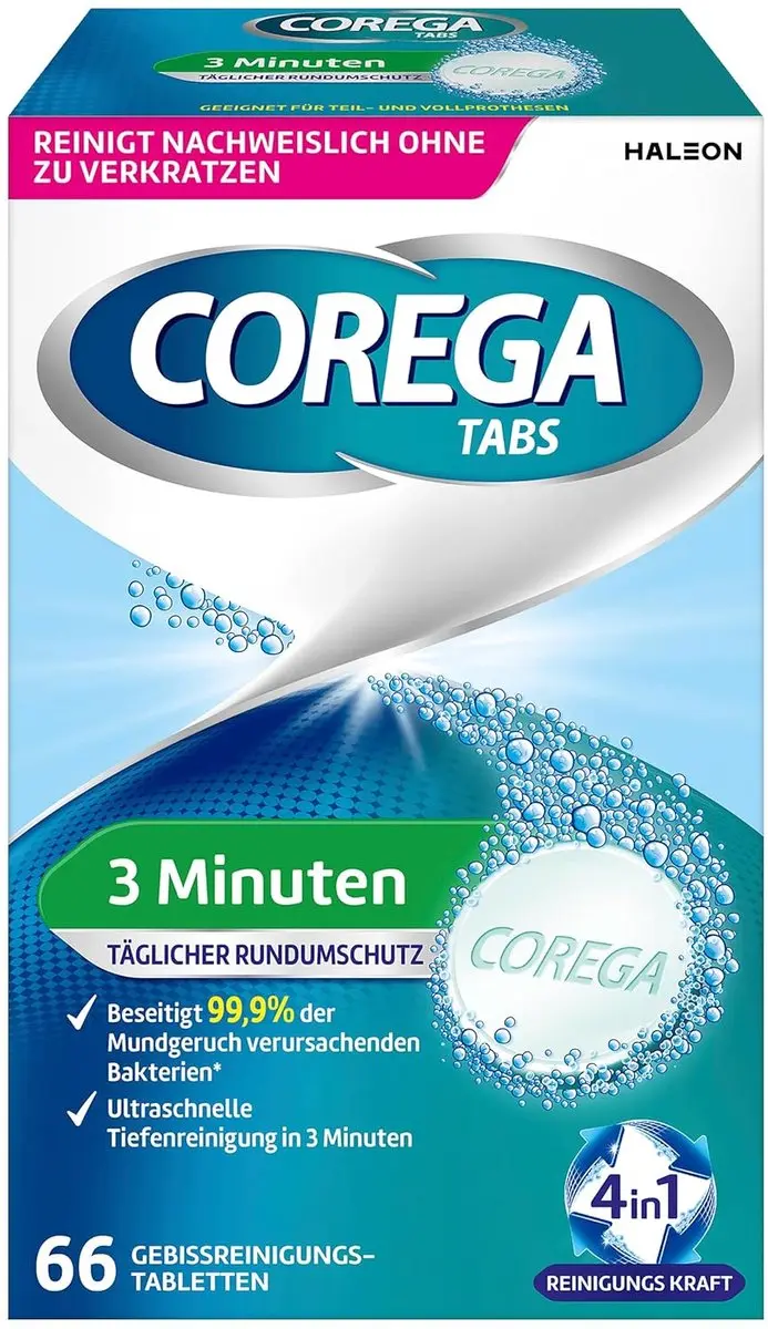 Corega Gebitsreiniger Tabletten 66 Stuks