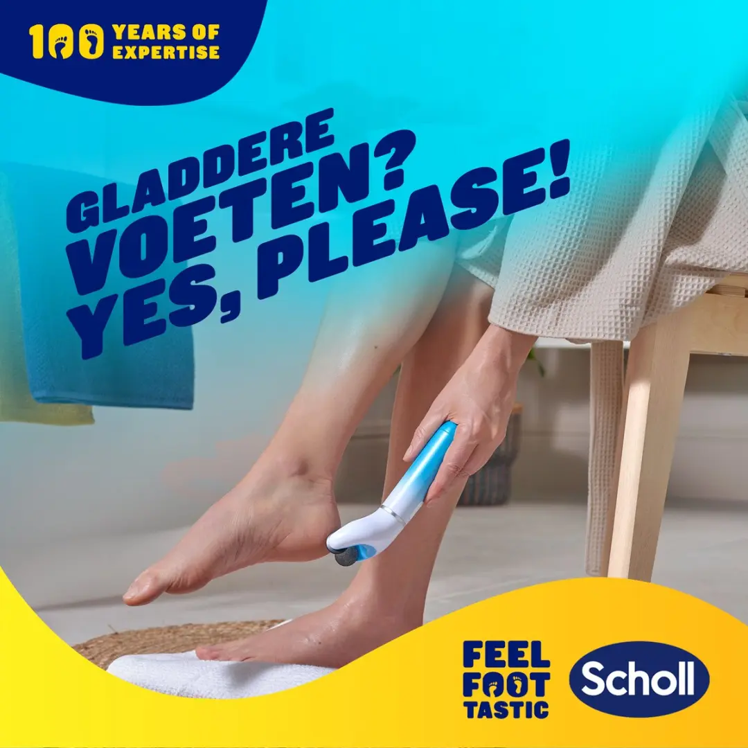 Scholl Velvet Smooth Elektrische Voetvijl - Blauw - afbeelding 6 van 6