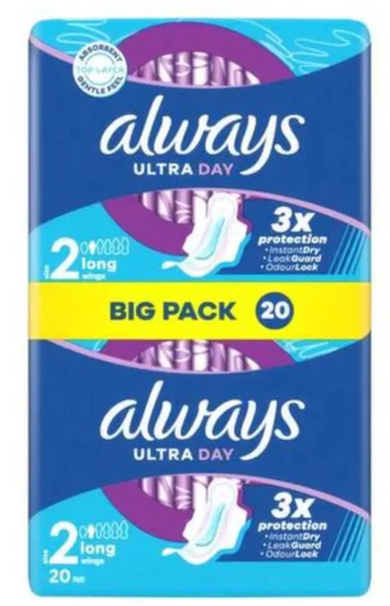 Always Ultra Maandverband 2 Long With Wings