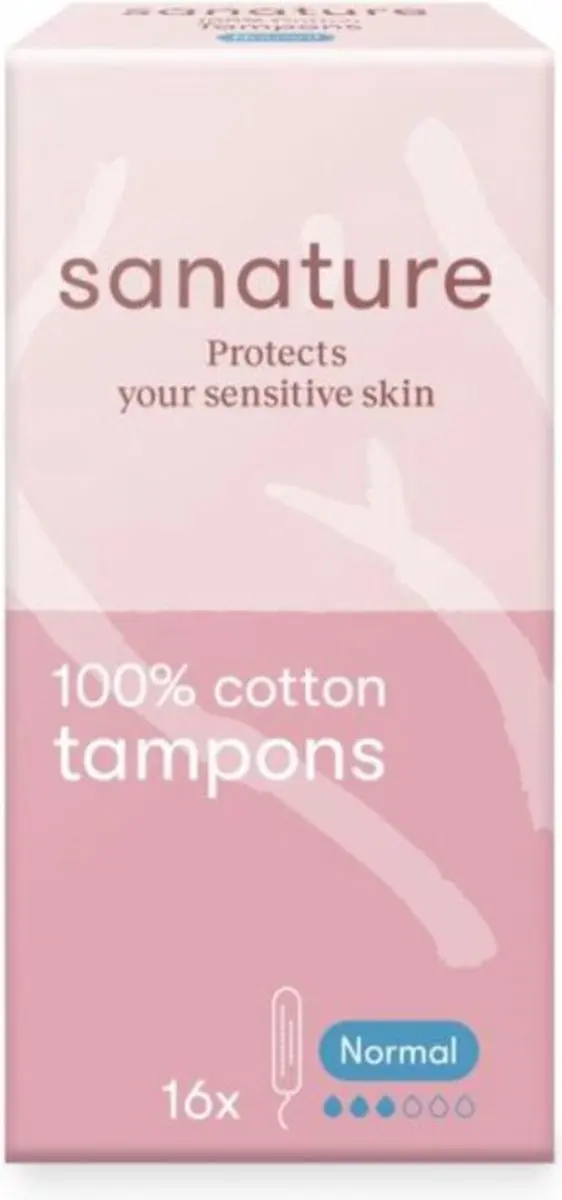 Sanature Tampons Normaal 16 Stuks
