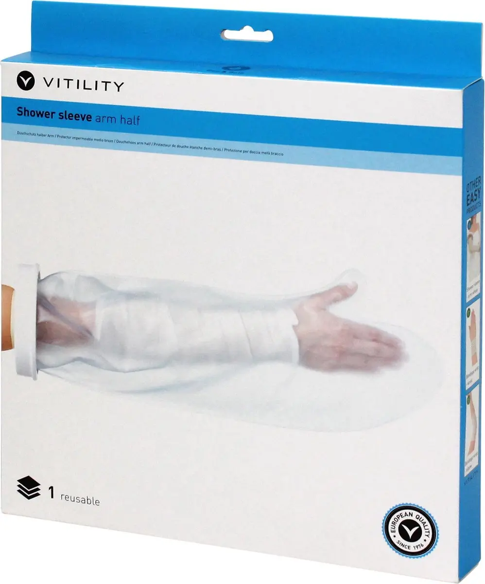 Vitility Douchehoes Arm Heel Wit