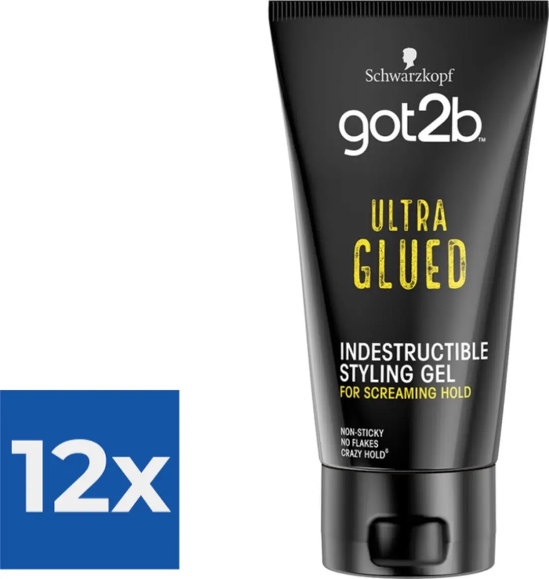 Got2B Ultra Glued Gel 150ml - 12 Stuks