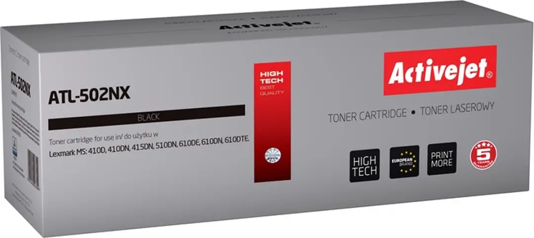 Lexmark ActiveJet ATL-522NX Toner - 25.000 Pagina's - Zwart