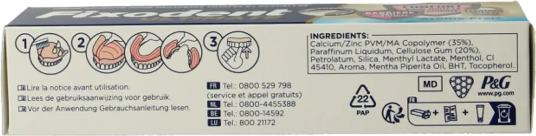 Fixodent Kleefpasta Ultimate Fresh 40g