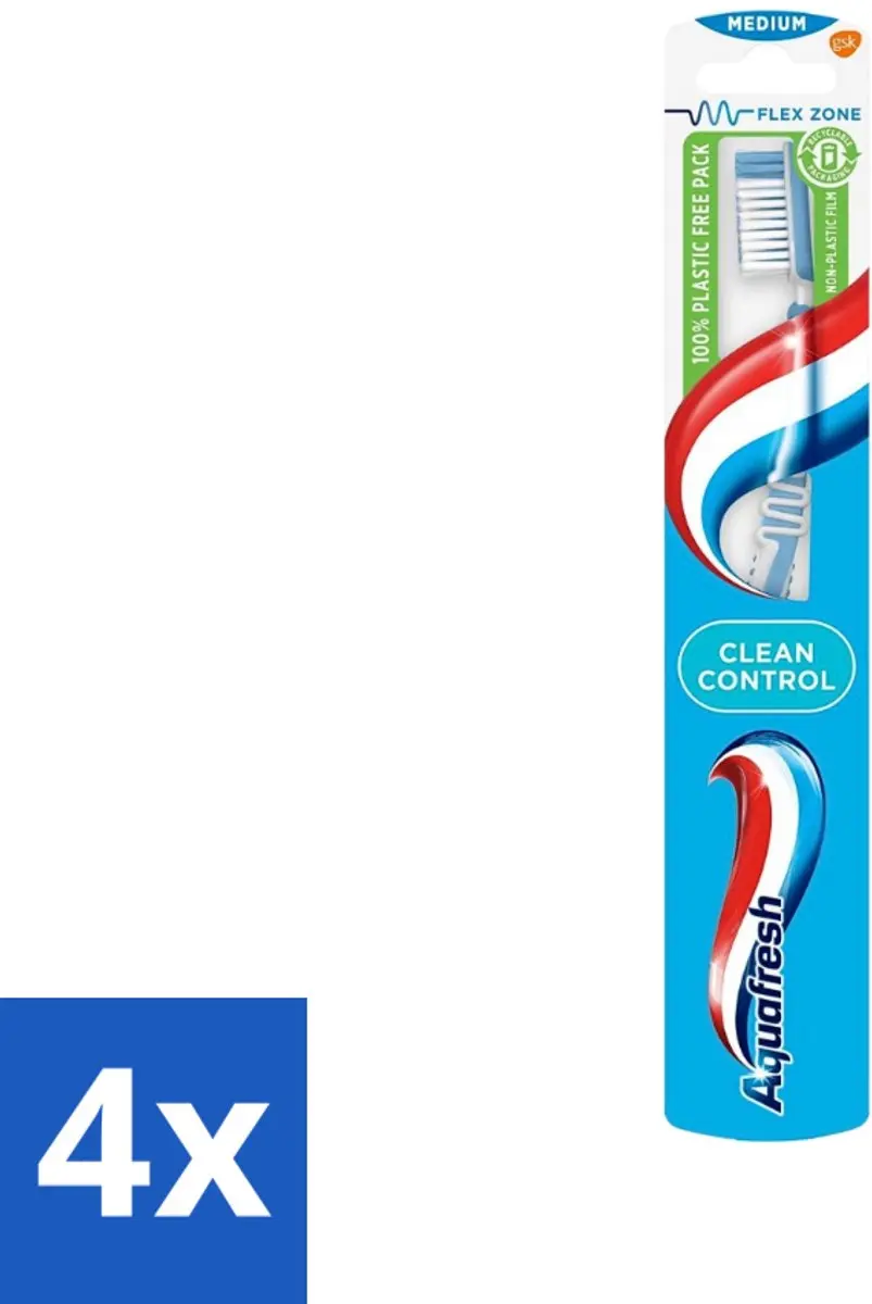 Aquafresh Clean Control Medium Tandenborstels