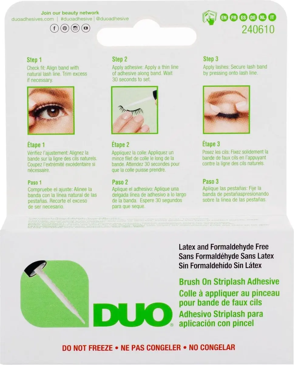 DUO Brush-on Adhesive - Wimperlijm - Clear