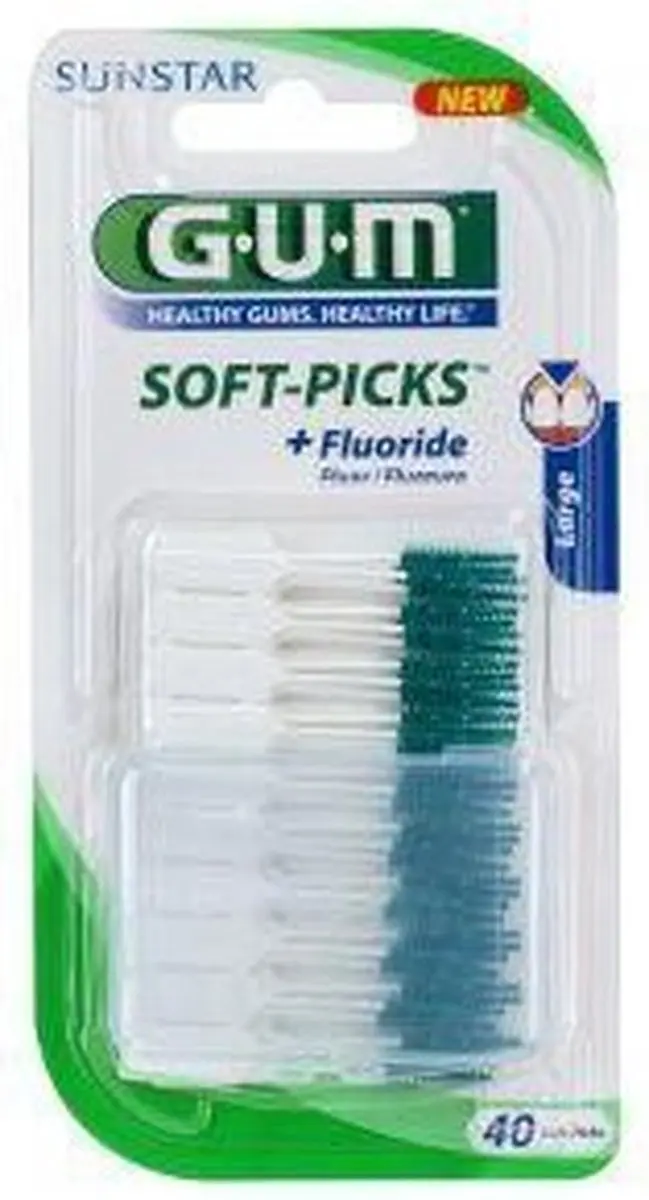 Gum Soft Picks Large - 40 Stuks - afbeelding 6 van 6