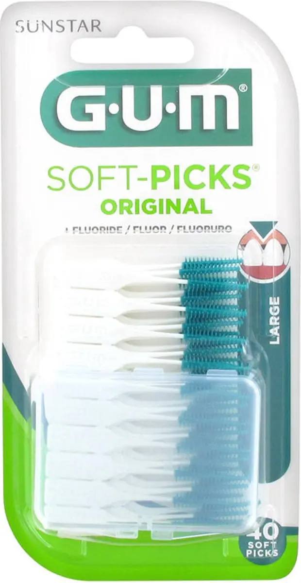 Gum Soft Picks Large - 40 st - Rager