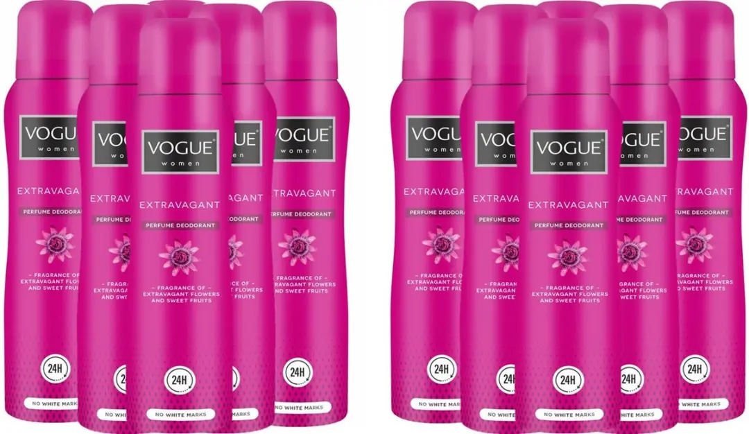 Vogue Extravagant Parfum Deodorant 12x150ml