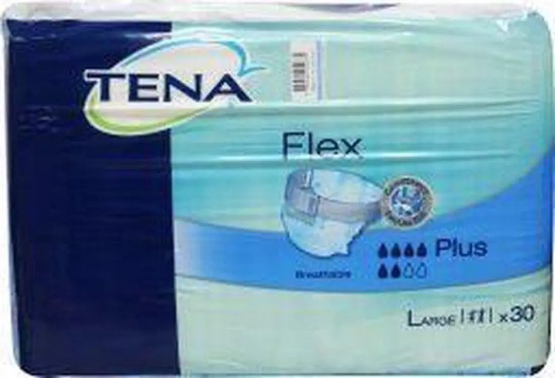 TENA Flex Plus Incontinentieluiers Maat L - 30 Stuks