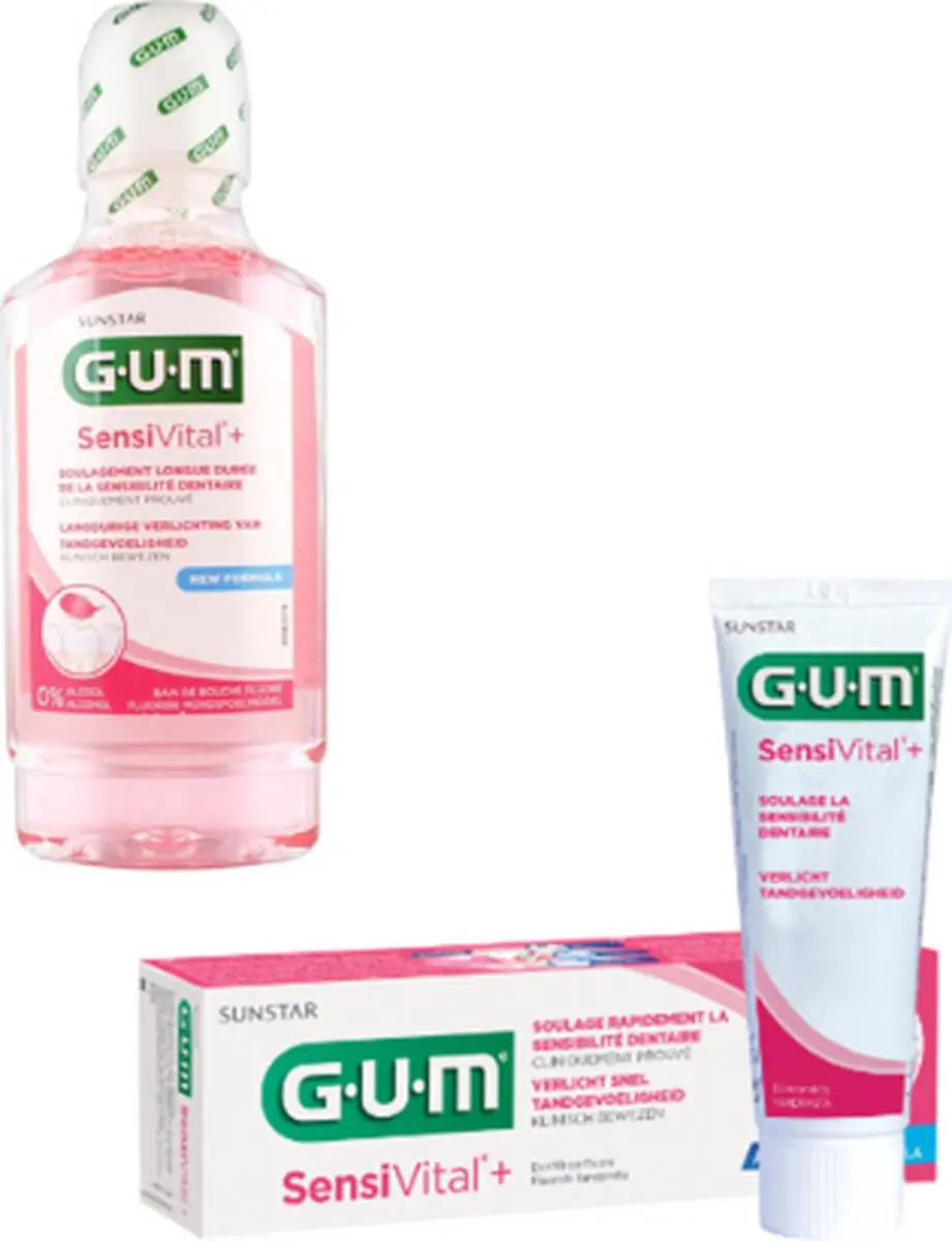 Gum SensiVital+ Mondwater & Tandpasta