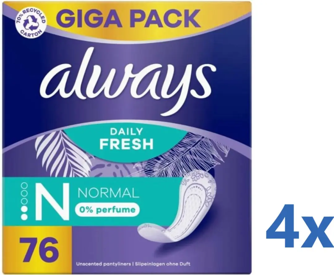 Always Daily Fresh Inlegkruisjes Normal