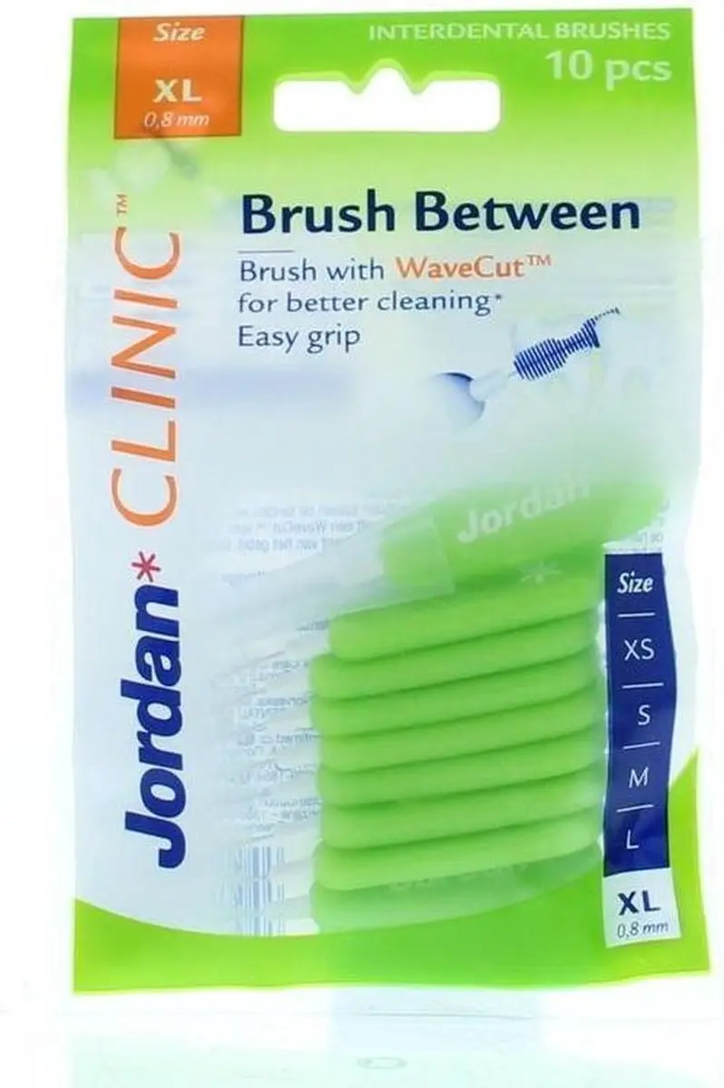 Jordan Interdentale Borsteltjes Clinic Brush Between XL - 10 Stuks
