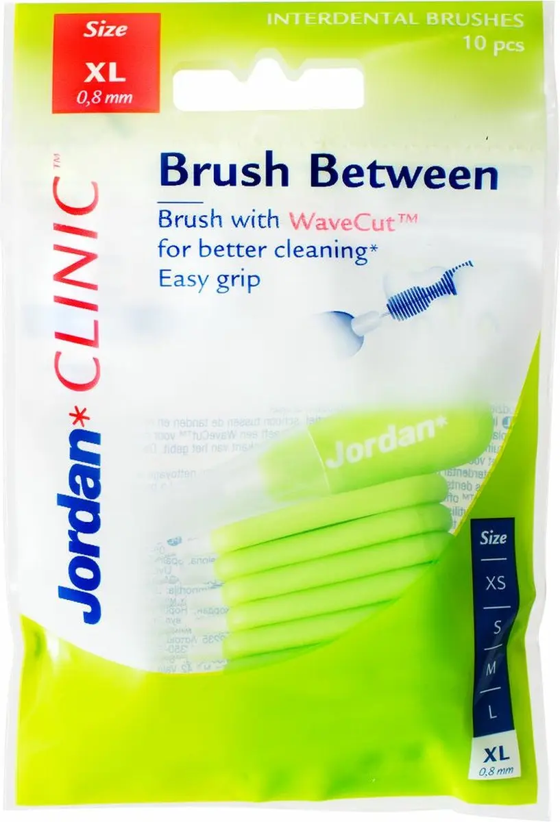 Jordan Interdentale Borsteltjes Clinic Brush Between XL - 10 Stuks