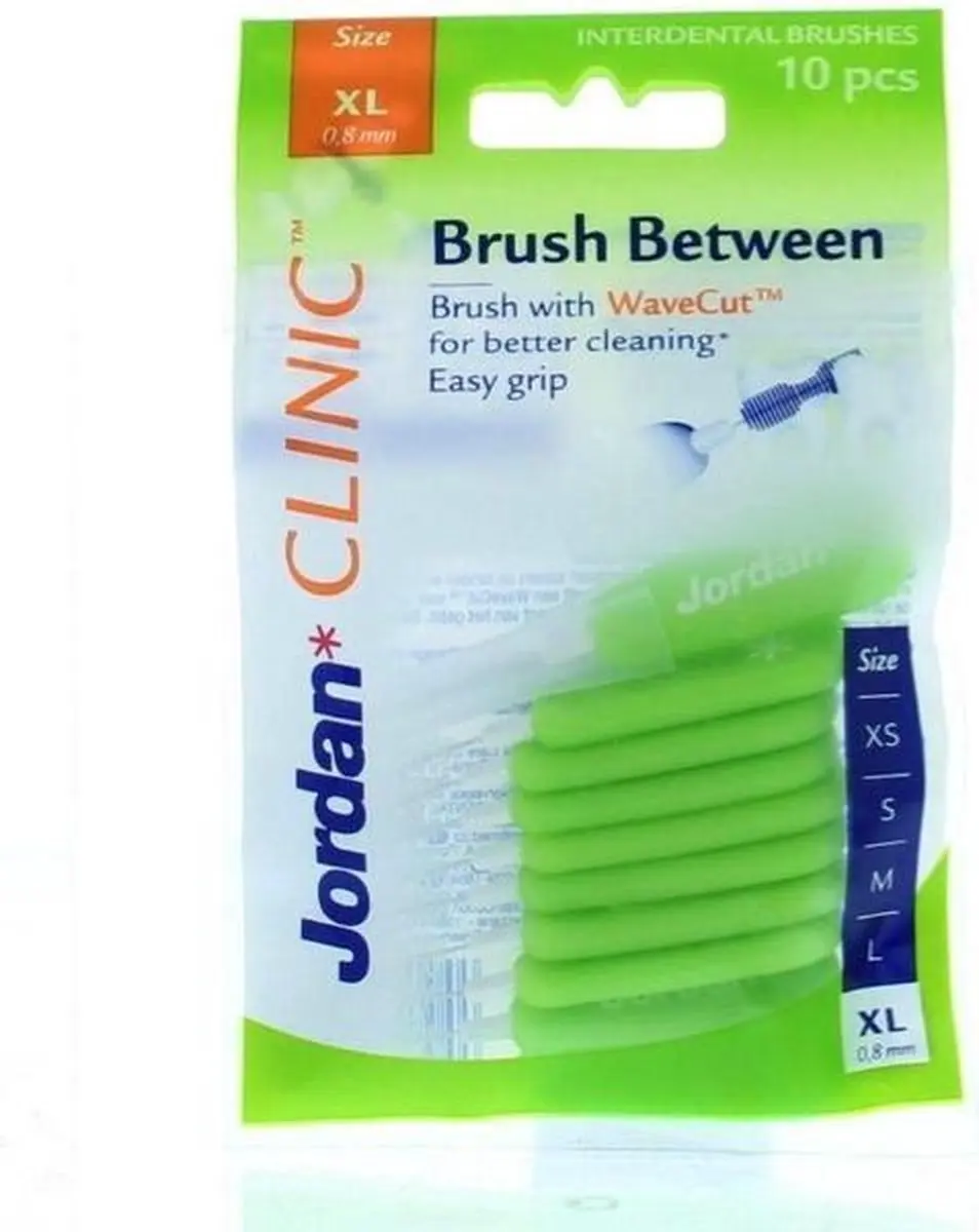 Jordan Interdentale Borsteltjes Clinic Brush Between XL - 10 Stuks