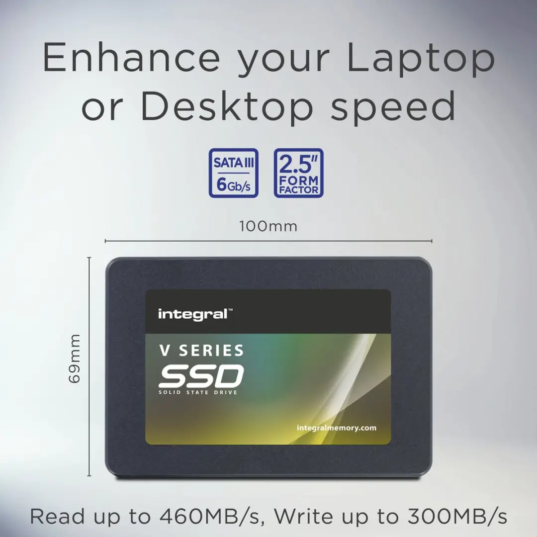 Integral 120GB V Series 2 SSD - SATA III - 460MB/s