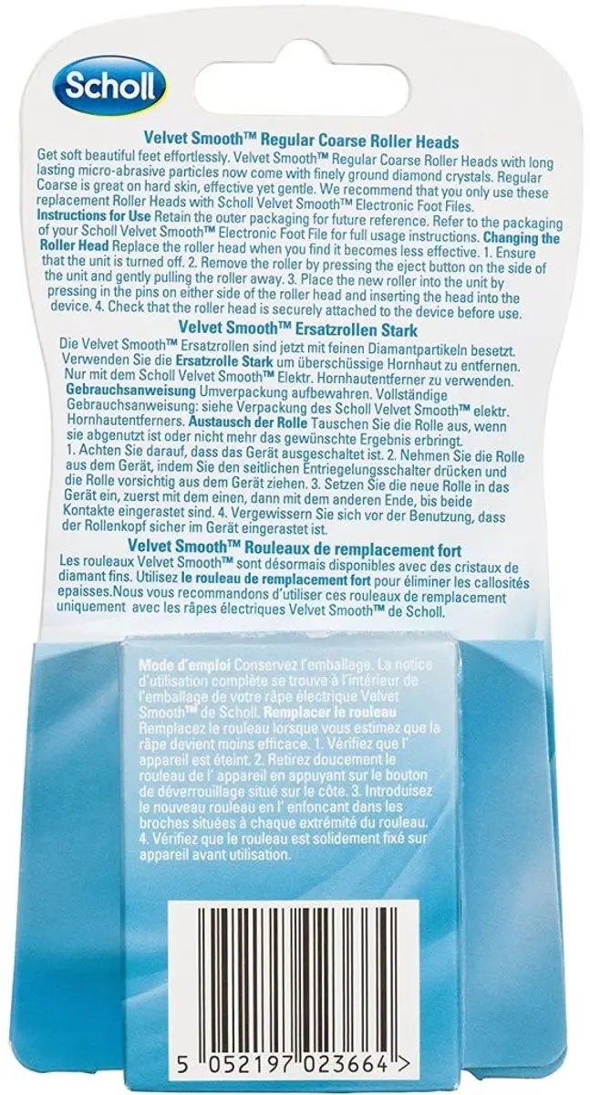 Scholl Velvet Smooth Refill - 2 Stuks