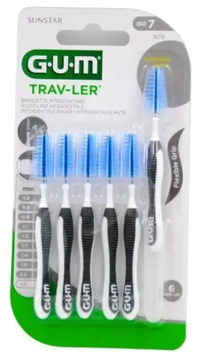 GUM Trav-Lers Ragers Zwart 2,6 mm