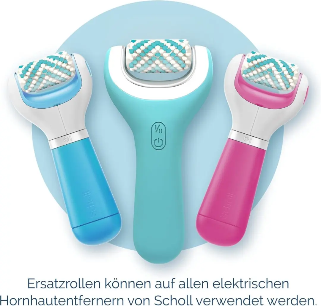 Scholl Velvet Smooth Voetvijl Navulling - 2 Stuks - Blauw