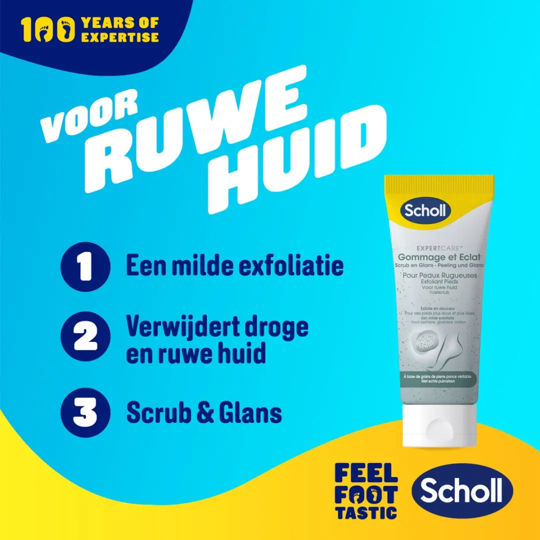 Scholl Voetscrub Scrub & Glans 75ml