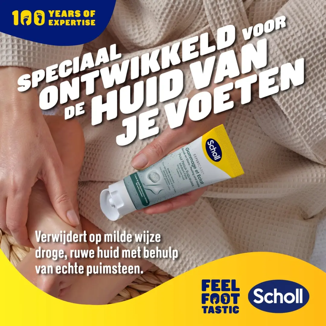 Scholl Voetscrub Scrub & Glans 75ml