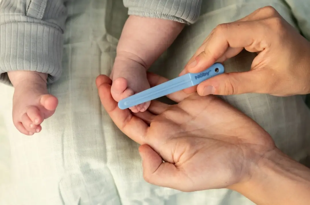 Nûby Manicureset Baby Blauw - Nagelschaartje Vijltje Knipper
