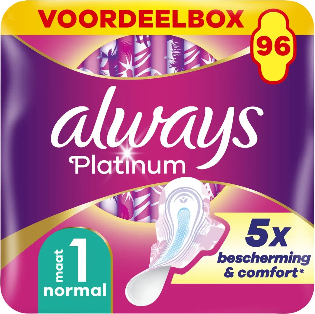 Always Platinum Normal Maandverband Maat 1
