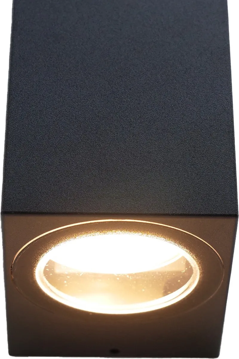 Eglo Jabaga Wandlamp GU10 - 2 Lichtpunten - Zwart