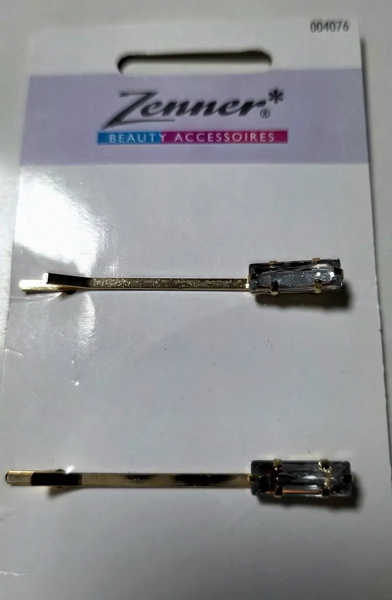 Zenner Schuifspelden Facet Strass Goud