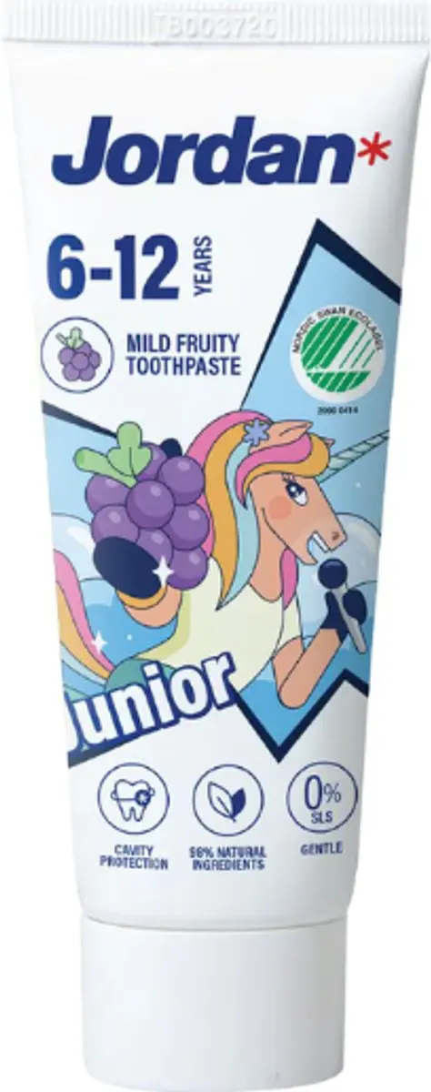 Jordan Tandpasta Junior 50ml - 8 Stuks