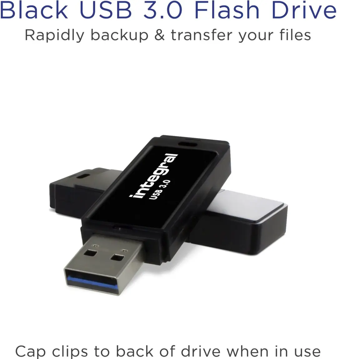 Integral INFD1TBBLK3.0 USB Flash Drive 1TB - Zwart